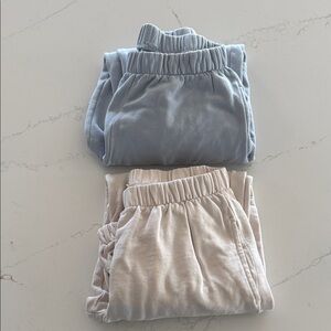 Two pair of Brandy Melville sweatpants.